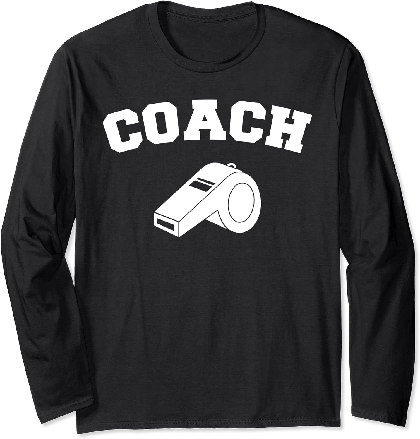 Coach with Whistle Coach Long Sleeve TShirt Amazon.co.uk Fashion